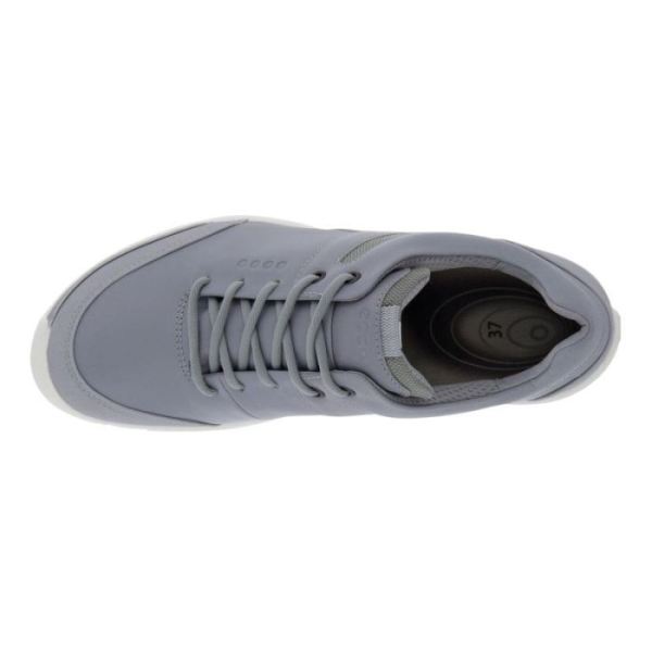 ECCO SHOES -WOMEN'S GOLF BIOM HYBRID SHOE-SILVER GREY/SILVER METALLIC