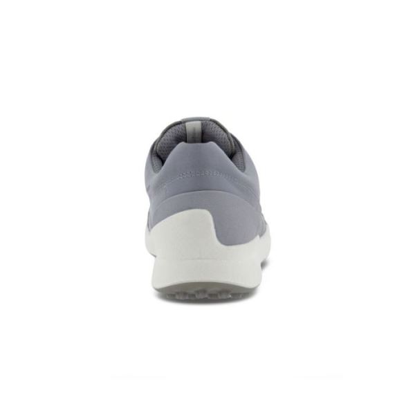 ECCO SHOES -WOMEN'S GOLF BIOM HYBRID SHOE-SILVER GREY/SILVER METALLIC