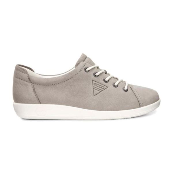 ECCO SHOES -SOFT 2.0 WOMEN'S TIE-WARM GREY
