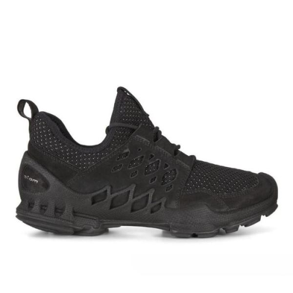 ECCO SHOES -BIOM AEX WOMEN'S LOW GTX SHOES-BLACK/BLACK