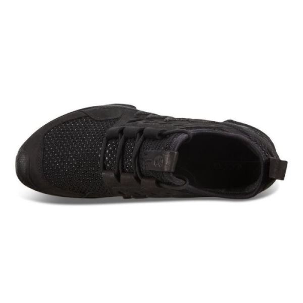 ECCO SHOES -BIOM AEX WOMEN'S LOW GTX SHOES-BLACK/BLACK