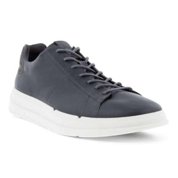 ECCO SHOES -SOFT X MEN'S CLASSIC SNEAKER-MAGNET/MAGNET