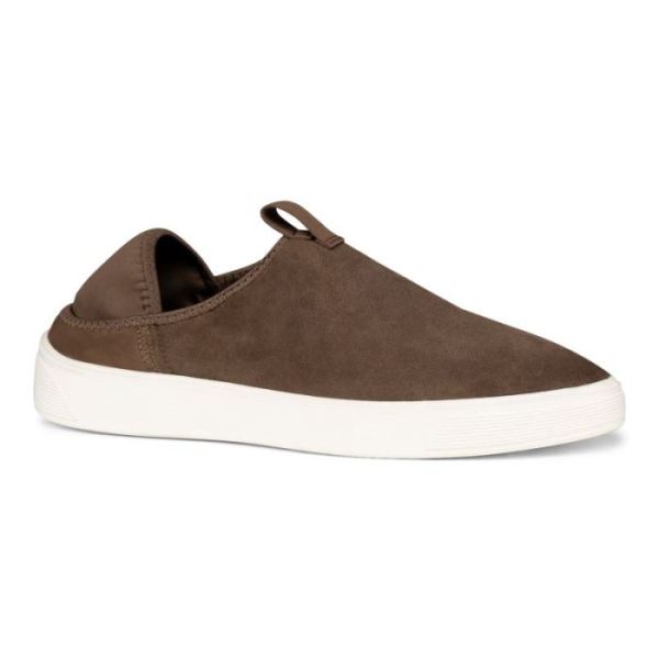 ECCO SHOES -STREET TRAY MEN'S SLIP-ON-GRAPE LEAF/GRAPE LEAF