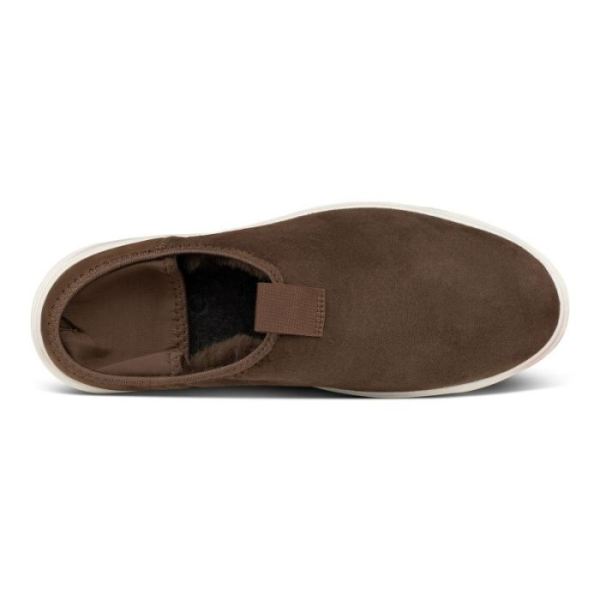 ECCO SHOES -STREET TRAY MEN'S SLIP-ON-GRAPE LEAF/GRAPE LEAF