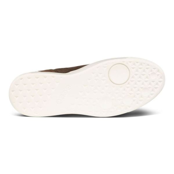 ECCO SHOES -STREET TRAY MEN'S SLIP-ON-GRAPE LEAF/GRAPE LEAF