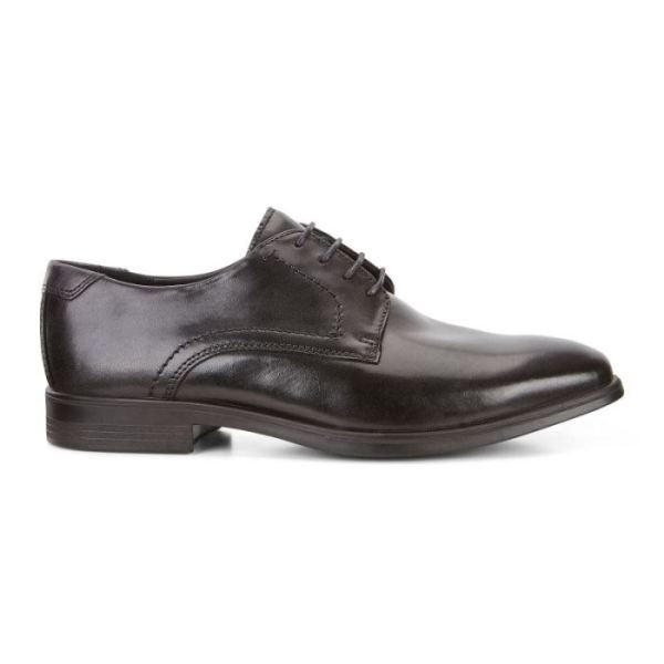 ECCO SHOES -MELBOURNE TIE-BLACK/MAGNET