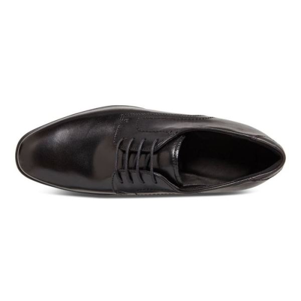 ECCO SHOES -MELBOURNE TIE-BLACK/MAGNET