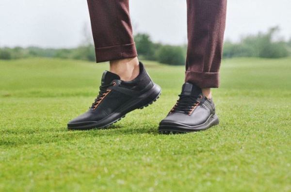 ECCO SHOES -GOLF CORE MEN'S SHOE-BLACK/BLACK