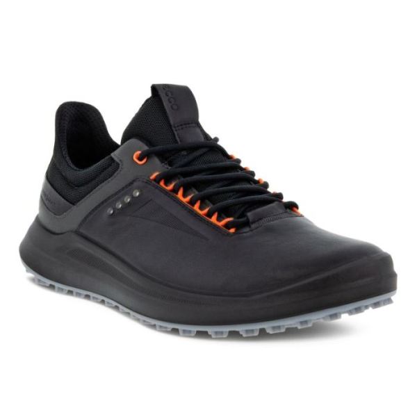 ECCO SHOES -GOLF CORE MEN'S SHOE-BLACK/BLACK