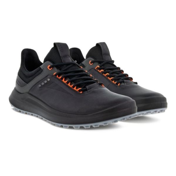 ECCO SHOES -GOLF CORE MEN'S SHOE-BLACK/BLACK