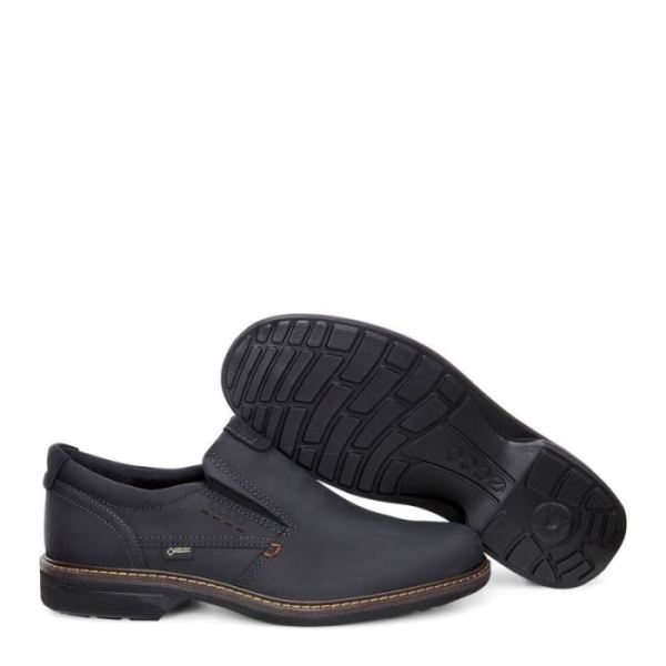 ECCO SHOES -TURN MEN'S SLIP-ON SHOE-BLACK/BLACK
