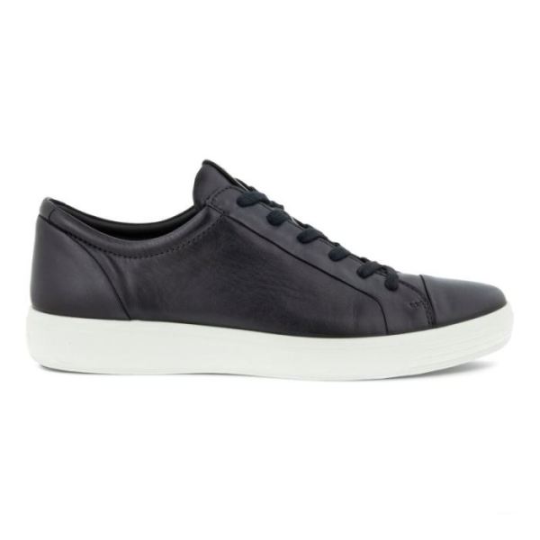 ECCO SHOES -SOFT 7 MEN'S CITY SNEAKER-BLACK