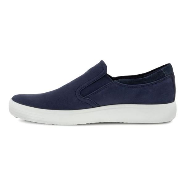 ECCO SHOES -SOFT 7 MEN'S SLIP ON 2.0-NIGHT SKY/NAVY
