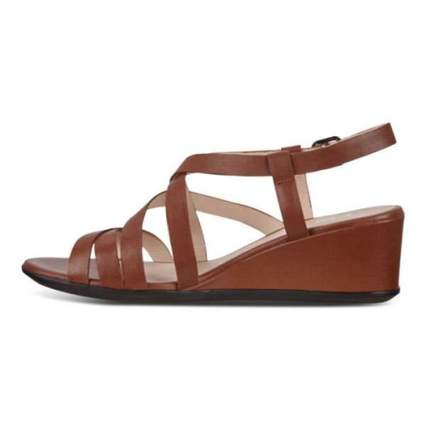 ECCO SHOES -SHAPE 35 WOMEN'S WEDGE SANDALS-CINNAMON