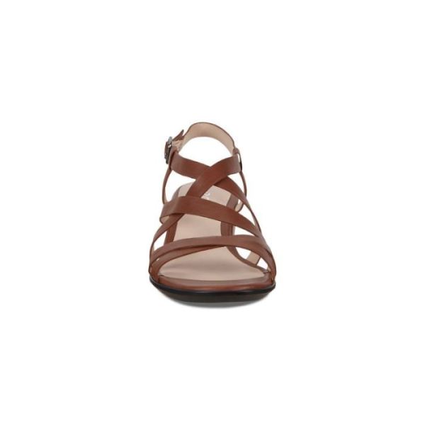 ECCO SHOES -SHAPE 35 WOMEN'S WEDGE SANDALS-CINNAMON