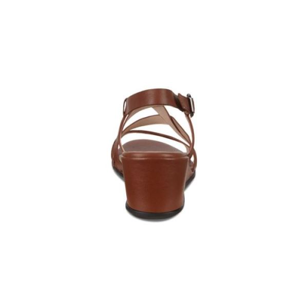 ECCO SHOES -SHAPE 35 WOMEN'S WEDGE SANDALS-CINNAMON