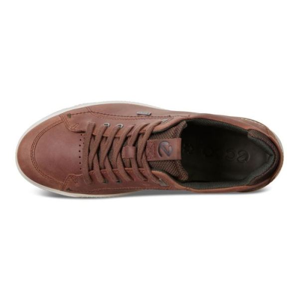 ECCO SHOES -MEN'S BYWAY TRED SNEAKERS-BRANDY