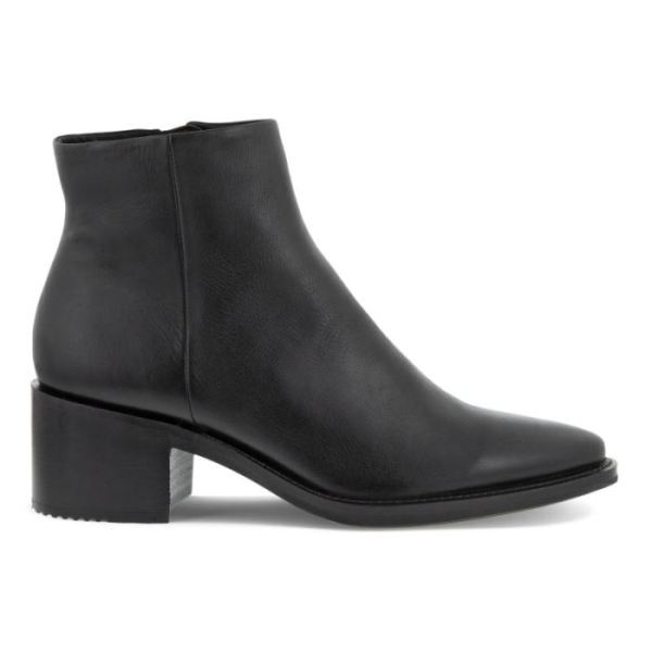ECCO SHOES -SHAPE 35 SARTORELLE WOMEN'S ANKLE BOOT MID-BLACK