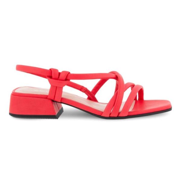ECCO SHOES -ELEVATE SQUARED WOMEN'S SANDAL-HIBISCUS