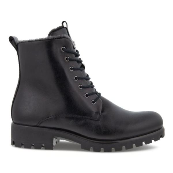 ECCO SHOES -MODTRAY WOMEN'S LACE BOOT-BLACK