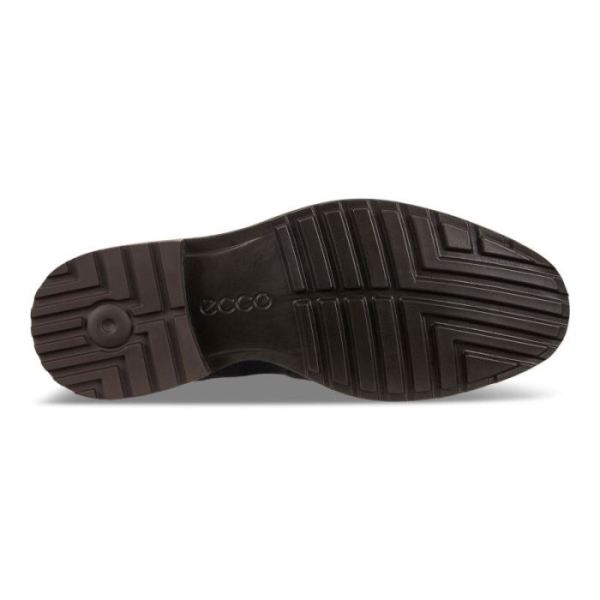 ECCO SHOES -VITRUS I WING TIP TIE-NAVY