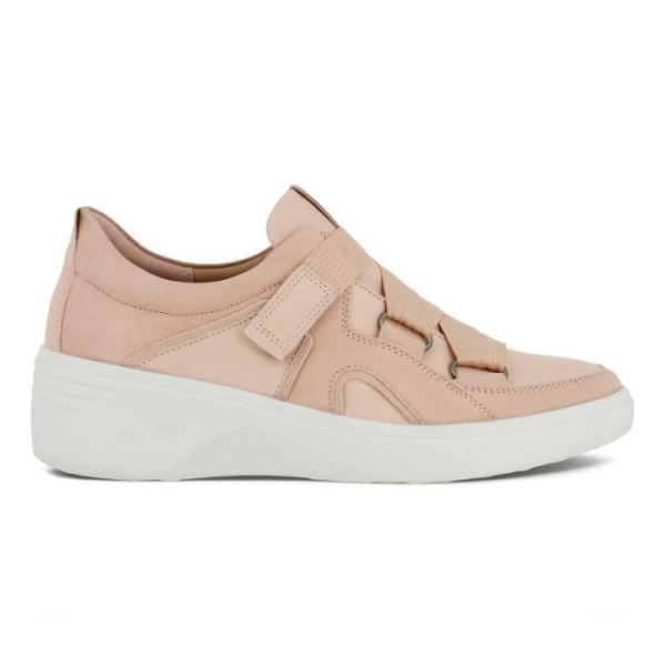 ECCO SHOES -SOFT 7 WEDGE WOMEN'S SHOE-ROSE DUST/ROSE DUST