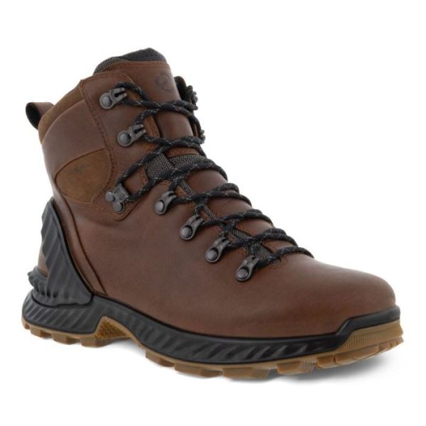 ECCO SHOES -EXOHIKE MEN'S RETRO HIKER-COCOA BROWN