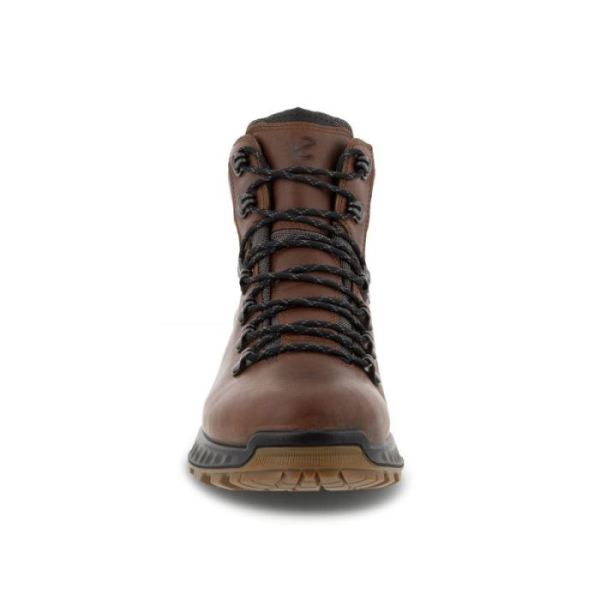 ECCO SHOES -EXOHIKE MEN'S RETRO HIKER-COCOA BROWN