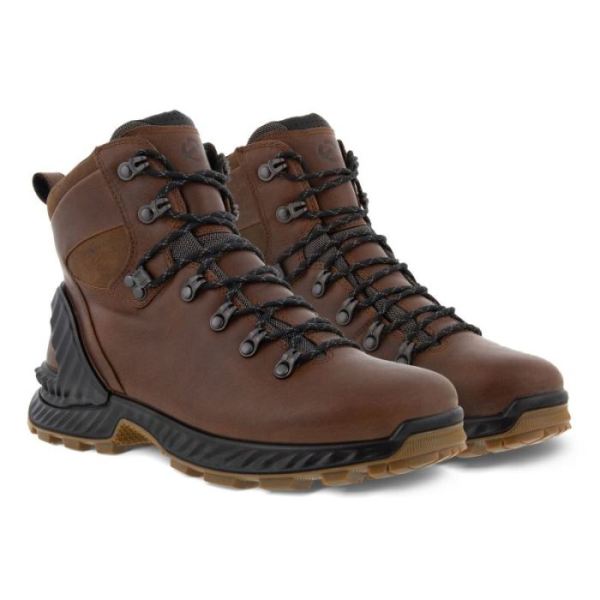 ECCO SHOES -EXOHIKE MEN'S RETRO HIKER-COCOA BROWN