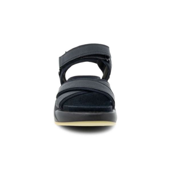 ECCO SHOES -CHUNKY WOMEN'S SPORT SANDAL-BLACK/BLACK