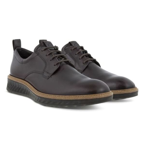 ECCO SHOES -ST.1 HYBRID MEN'S PLAIN TOE GTX-MOCHA