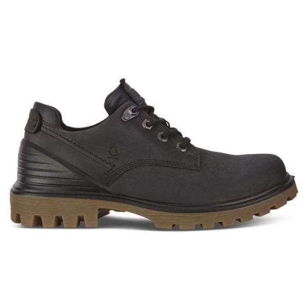 ECCO SHOES -TREDTRAY MEN'S SHOE-BLACK DRAGO