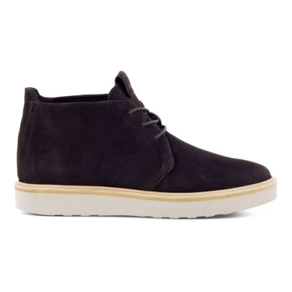 ECCO SHOES -TECHWELT MEN'S CHUKKA-LICORICE