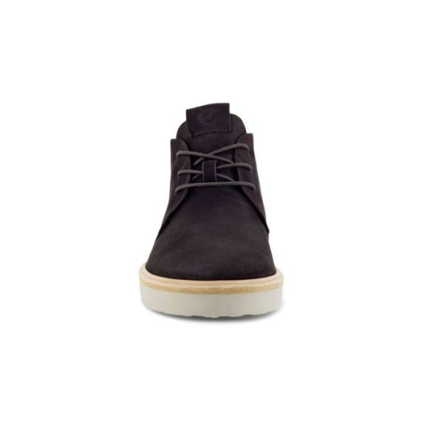 ECCO SHOES -TECHWELT MEN'S CHUKKA-LICORICE