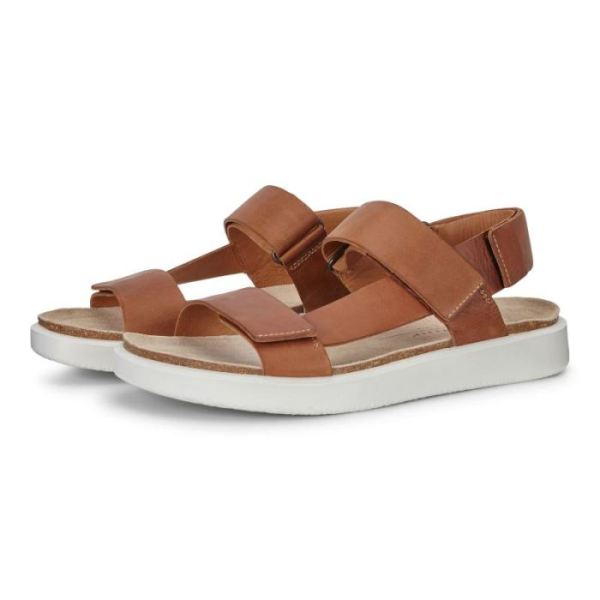 ECCO SHOES -CORKSPHERE MEN'S FLAT SANDAL-CASHMERE
