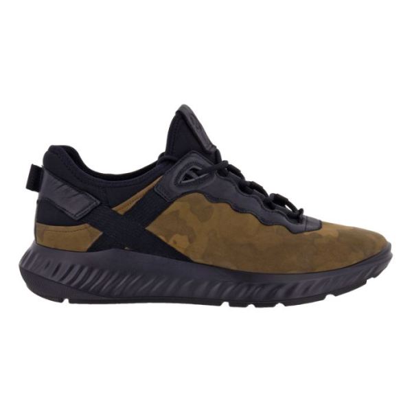 ECCO SHOES -ATH-1FM MEN'S SNEAKER LX-TARMAC/BLACK