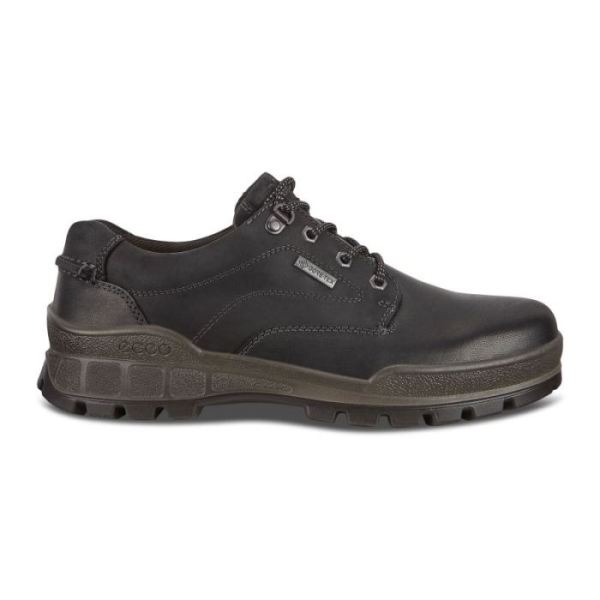 ECCO SHOES -TRACK 25 MEN'S LOW PLAINTOE-BLACK/BLACK