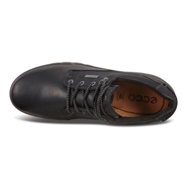 ECCO SHOES -TRACK 25 MEN'S LOW PLAINTOE-BLACK/BLACK
