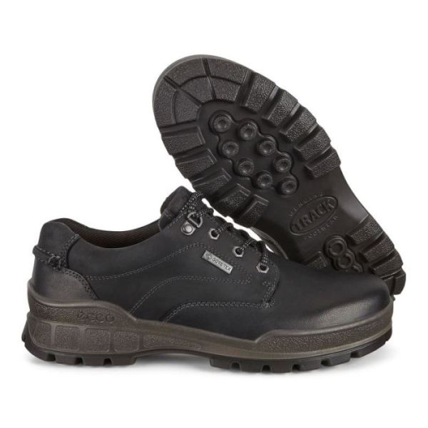ECCO SHOES -TRACK 25 MEN'S LOW PLAINTOE-BLACK/BLACK