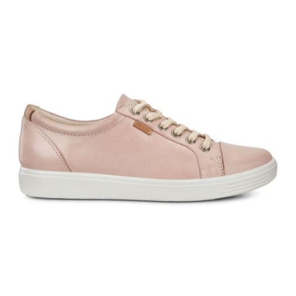 ECCO SHOES -SOFT 7 WOMEN'S SNEAKER-ROSE DUST