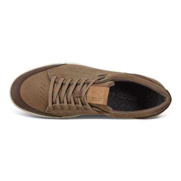 ECCO SHOES -M GOLF STREET RETRO GOLF-BIRCH/COFFEE