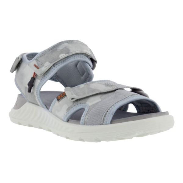 ECCO SHOES -EXOWRAP WOMEN'S 3STRAP-WHITE/CONCRETE