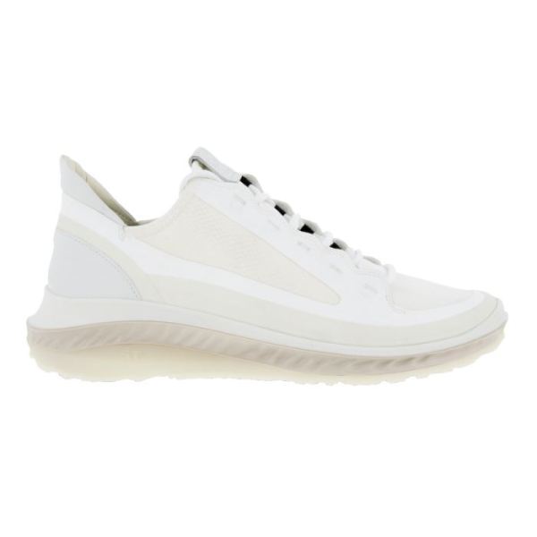 ECCO SHOES -ST.360 MEN'S ATHLETIC SNEAKER-WHITE