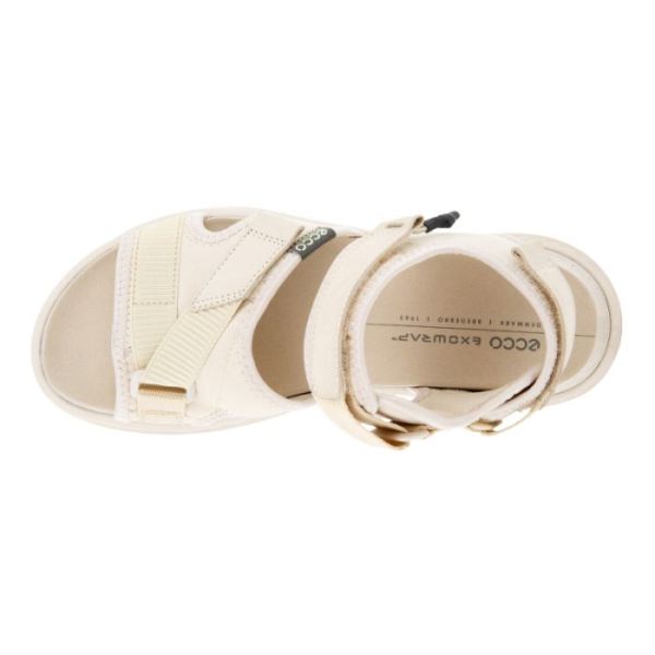 ECCO SHOES -EXOWRAP WOMEN'S 3STRAP-LIMESTONE/LIMESTONE