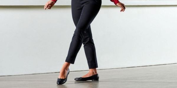 ECCO SHOES -ANINE BALLERINA-BLACK