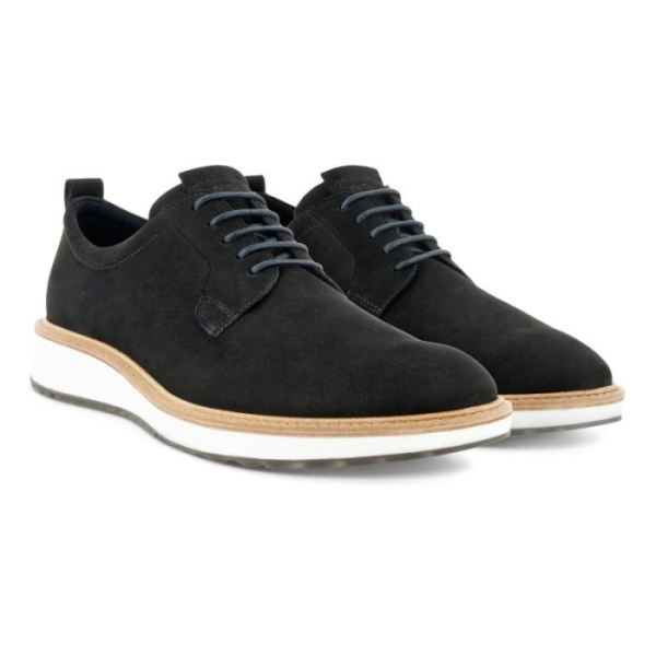 ECCO SHOES -ST.1 HYBRID MEN'S PLAIN TOE 2.0-BLACK