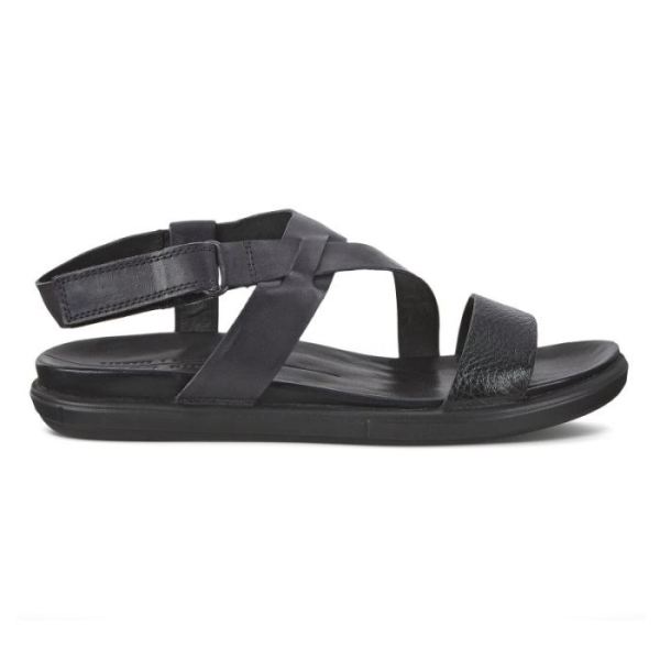 ECCO SHOES -SIMPIL SANDAL FLAT WOMEN'S SANDAL-BLACK/BLACK