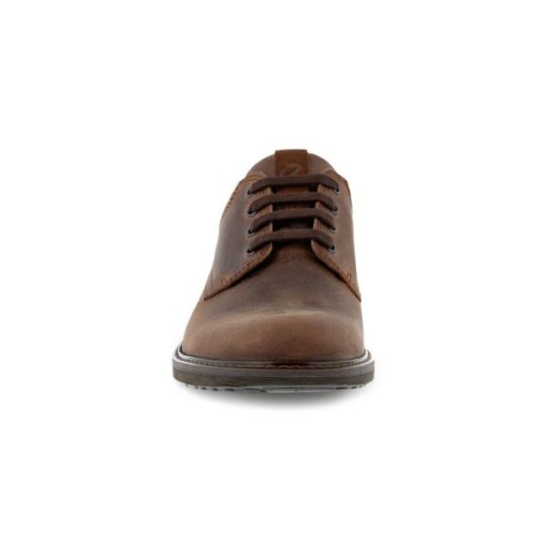 ECCO SHOES -TURN PLAIN TOE HM MEN'S OXFORD-COCOA BROWN/COCOA BROWN