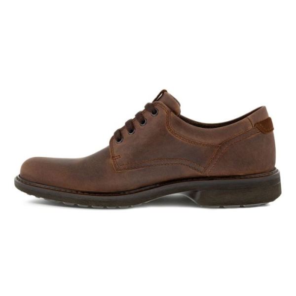 ECCO SHOES -TURN PLAIN TOE HM MEN'S OXFORD-COCOA BROWN/COCOA BROWN
