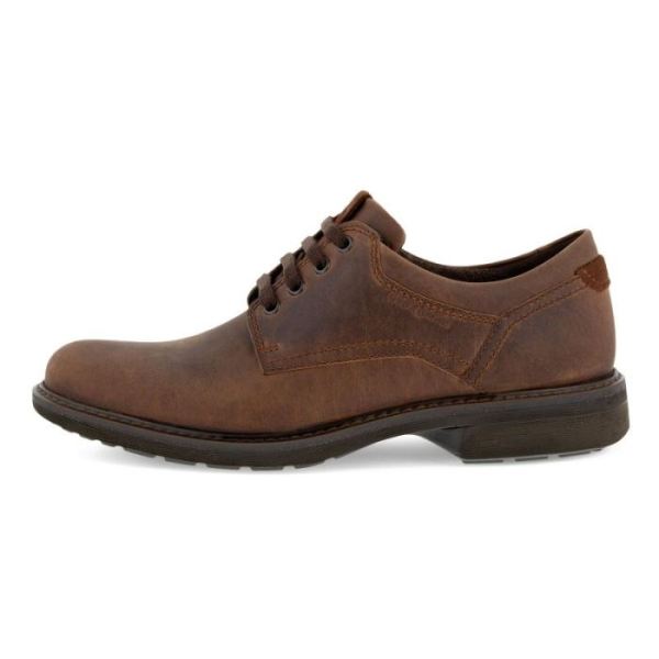 ECCO SHOES -TURN PLAIN TOE HM MEN'S OXFORD-COCOA BROWN/COCOA BROWN
